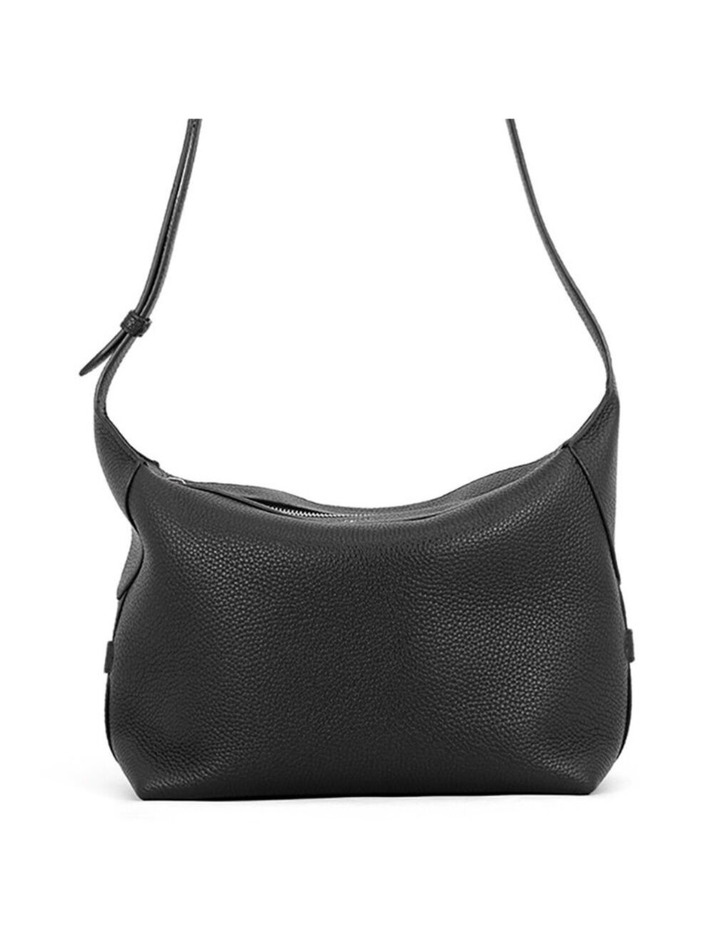 Celine Shoulder Bag Harry Cross Leather Black